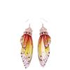 Long Butterfly Wing Dangle Earrings for Women Vintage Rhinestone Fairy Wing Drop Earrings Bohemian Party Jewelry Gift