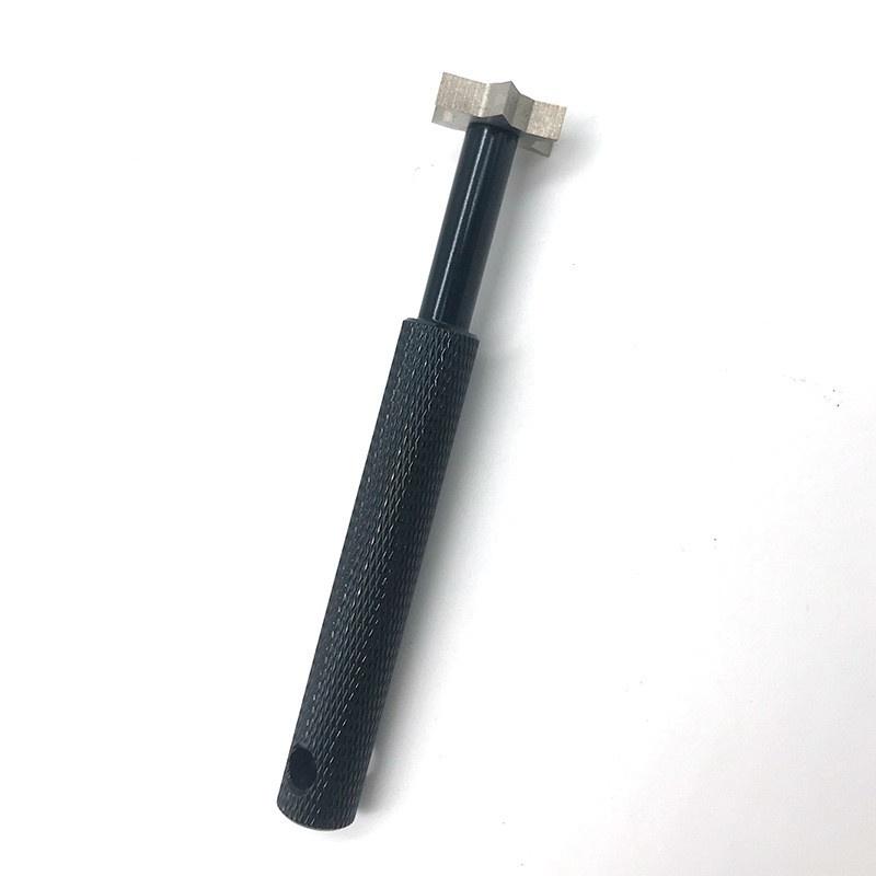 Golfschlägerzubehör aus Edelstahl für sichere und praktische Reinigung Mehrfarbiges 11 cm Sechszackmesser