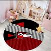 1PC round rug Soccer Ball Afc Crest Printed , Round Chair Rug, Decorative Carpet Floor Mat, Fan gifts Christmas gift
