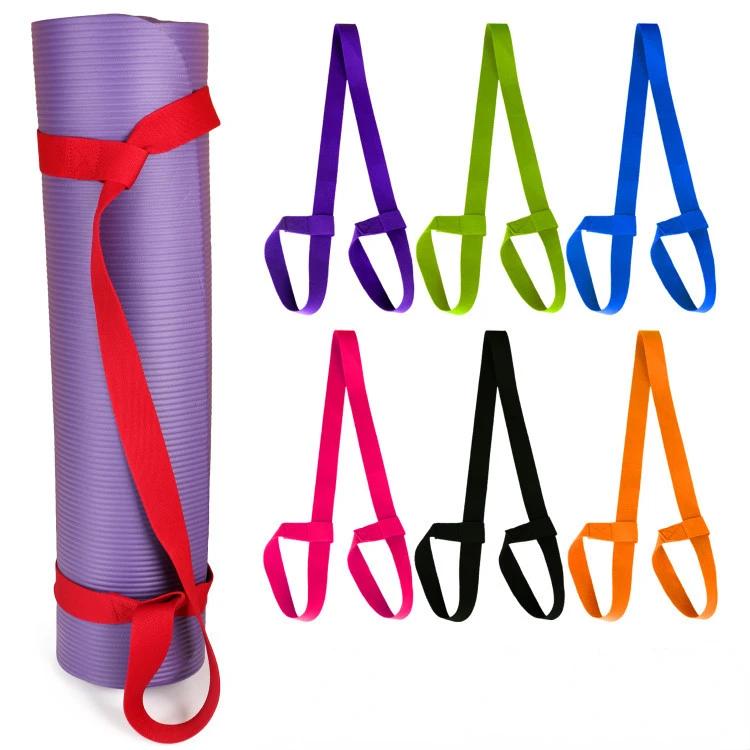 Yoga Mat Carry Belt Strap Adjustable Shoulder Strap for Yoga Mat Sling Pilates Sport Band Exercise Fitness Mat Elastic Yoga Belt