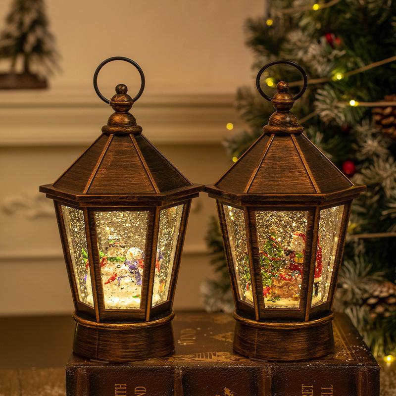 Christmas decorations crystal lantern Christmas retro night light creative Christmas gift