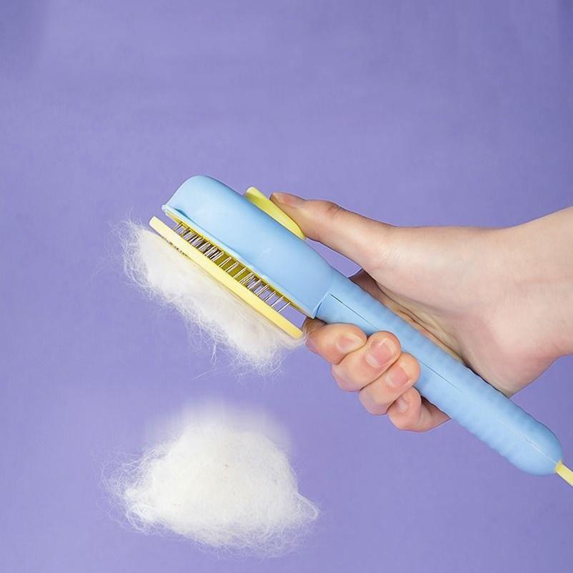 New cute Cat Needle comb One-touch hair removal beauty Needle comb cat massage comb to remove floating hair pet comb