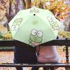 Kerokerokeroppi  pattern, automatic folding umbrella, portable and foldable design, 8 ribs, a Christmas or birthday gift.