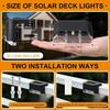 4-32 Pack Solar Step Lights LED Outdoor Stair Lights Waterproof Solar Powered Garden Path Lights for Patio Steps Deck Balcony