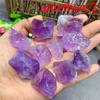 Natural Crystal Stones Rose Quartz Amethyst Fluorite Irregular Shape Mineral Rock Reiki Healing Stone Specimen Home Decor