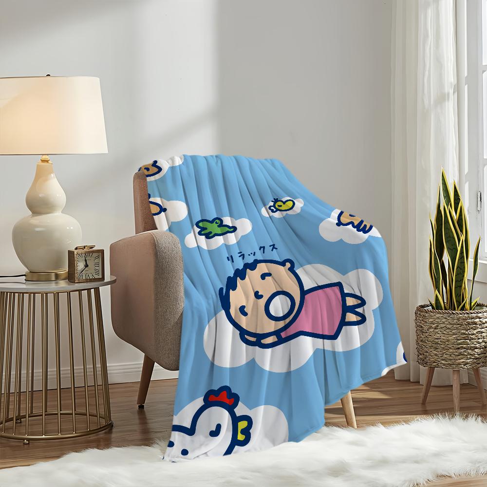 Cartoon M-MINNA NO T-TABO Niedliche Decke Plüsch Nickerchen Sofa Teppich für Wohnzimmer Warm Büro Schlafzimmer Geburtstag Zuhause Reisen Kindergeschenke
