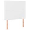 Maison Exclusive - Tête de lit à LED Blanc 100x5x118/128 cm Similicuir