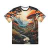 All Over Print T Shirt Psychedelic Mushroom Trippy AOP Rave Festival Fantasy