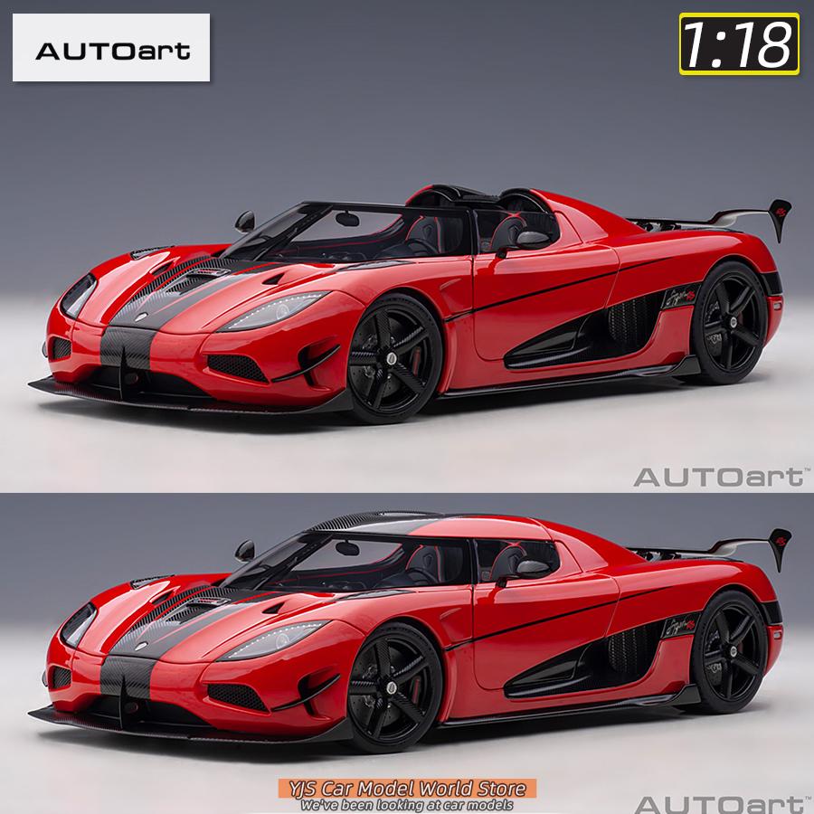 AUTOart Model 1/18 Scale New KOENIGSEGG AGERA RS Car Model Static Decorative Items Holiday Gift Collection