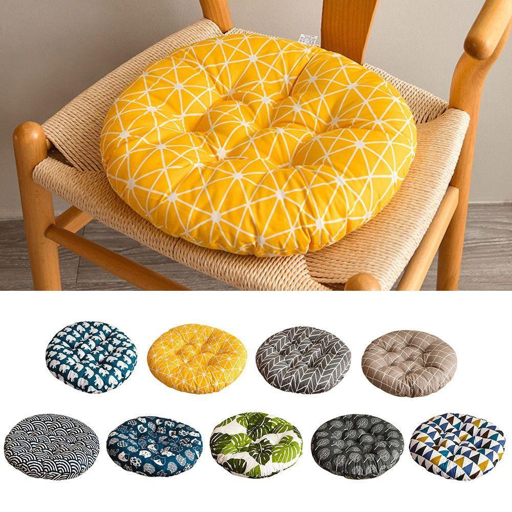 45*45cm Dining Chair Cushion Thicken Design Warm Material Chair Cushion Horseshoe Shaped Universal Fit Office Chair Cushion