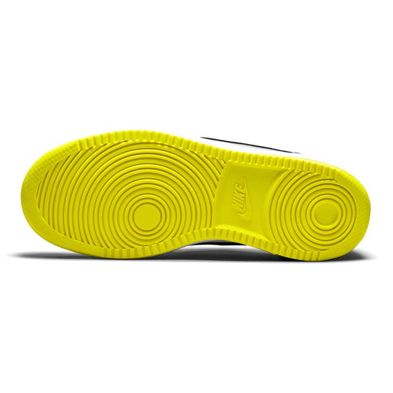 Nike Court Borough Low White Black Wolf Grey GS Sneakers 839985-104