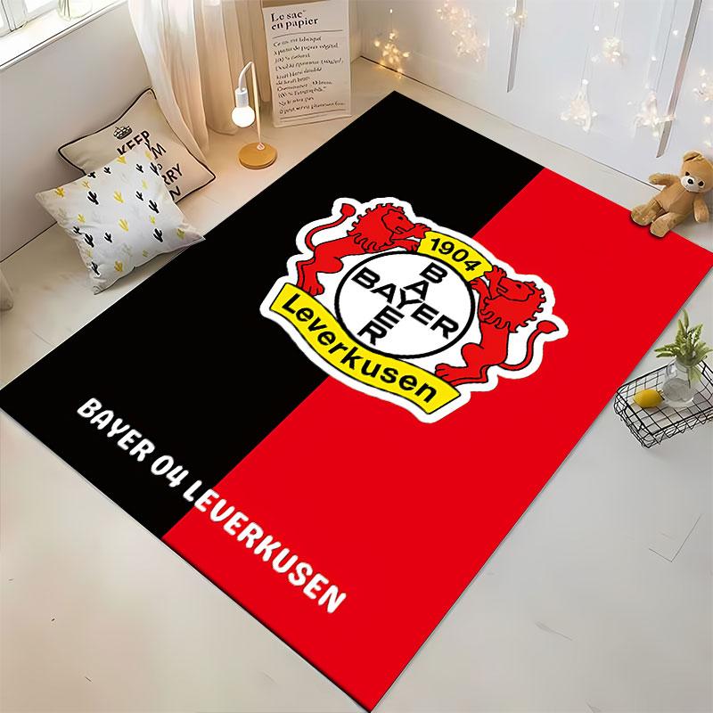 Bayer Leverkusen Emblem Carpet Suitable As a Non-slip Mat for the Living Room or Bedroom Sofa