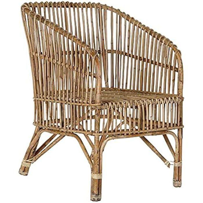 Chaise de Jardin - DKD Home Decor - Rotin - Multicolore - 1 Place - 85 x 60 x 52 cm