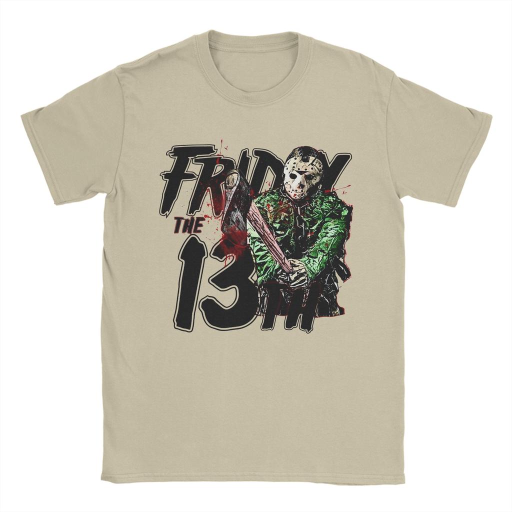 Friday 13th Jason Voorhees Horror Movies T Shirts for Men Women Pure Cotton T-Shirt Round Neck Jason Voorhees  Clothes Gift Idea