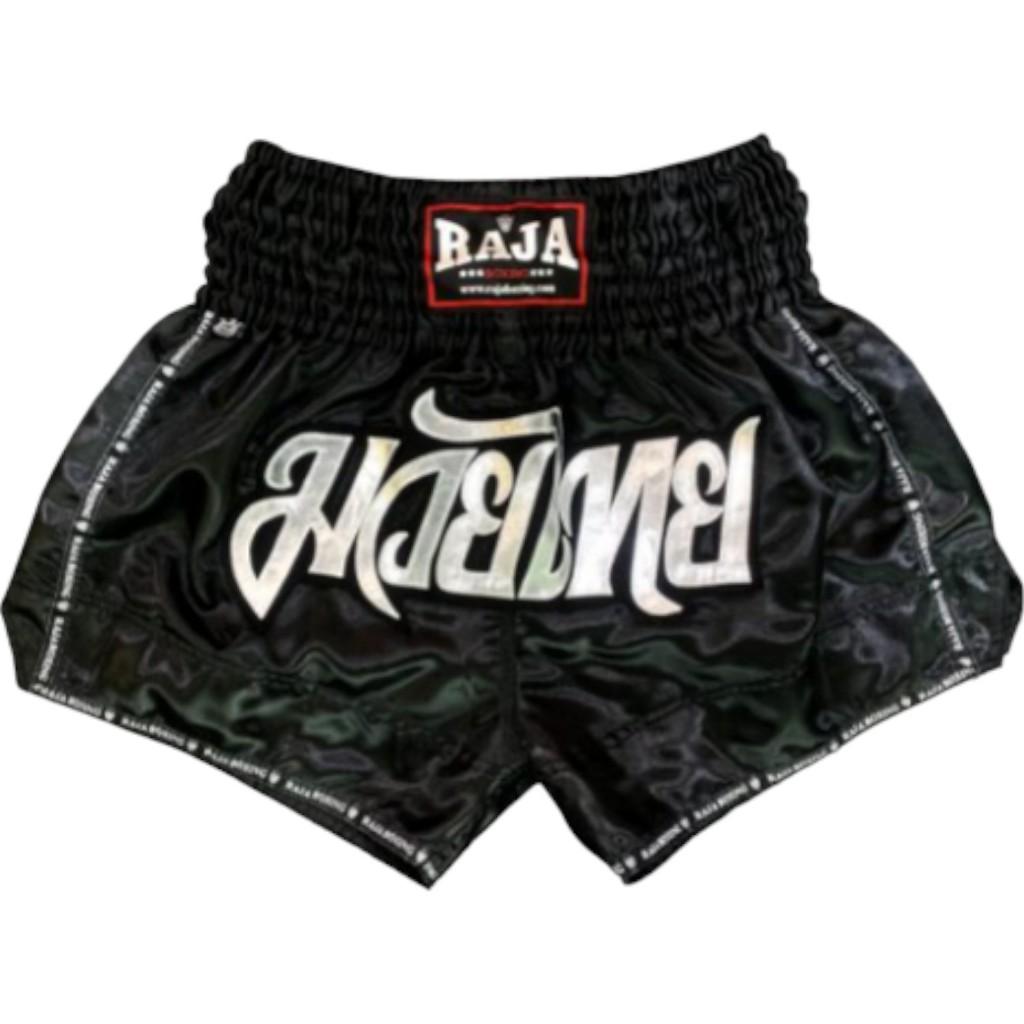 

Raja Muay Thai MMA Kickboxing шорты ретро винтажные штаны принт 3D атлас эластичный пояс бой боевые искусства тренировки быстросохнущие унисекс 4S