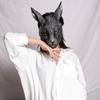 Cosplay Bunny Mask Half Face Animal White Rabbit Mask Punk Cosplay Anime Purim Easter Carnival Party Masquerade Mardi Gras Mask