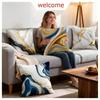 Style High-End Texture Cushion Cover 1Pcs Decorative Covers Soft Cushion Case For Sofa Couch Decor 40X40 45X45 Pillowcases