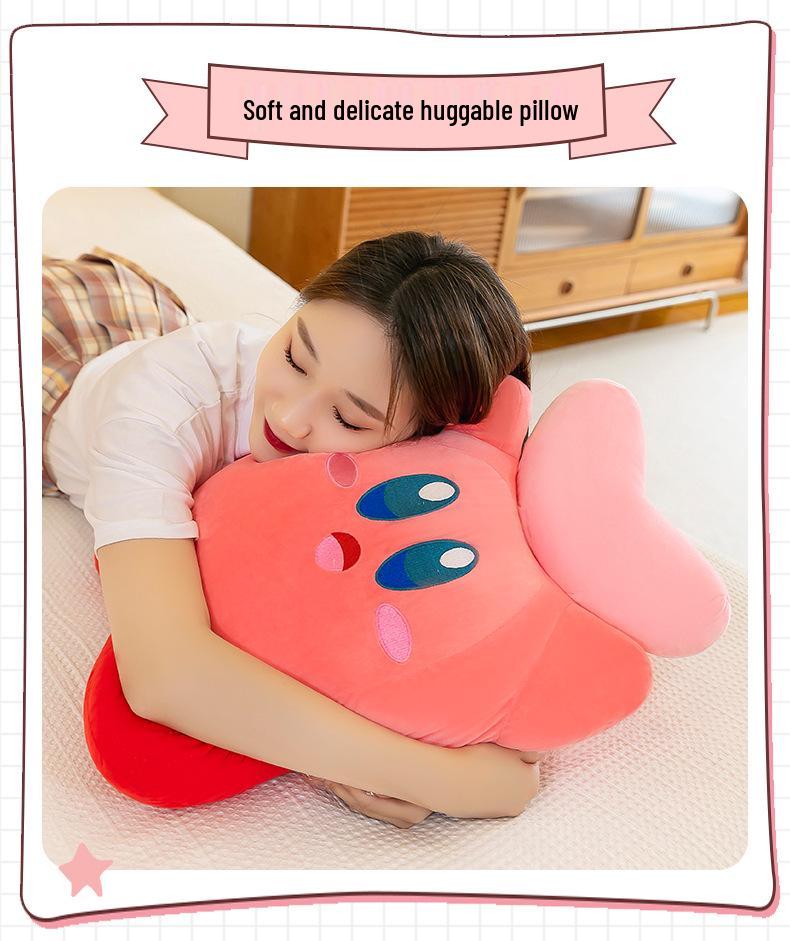 Creative Cartoon Kirby Plush Toy - Children's Star Doll Anime Pillow