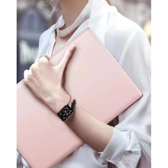 Band Compatible with iWatch Band 38mm 40mm 41mm 42mm 44mm 45mm 49mm for Women, Silicone Wristbands Replacement Strap for iWatch Ultra 2/Ultra/SE 2/