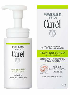 KAO Curel Sebum Trouble Care mousse pour peaux à problèmes et grasses, 150 ml