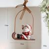 Resin Christmas Tree Decoration DIY Decor Painted Ornaments Christmas Resin Pendant  New Year Party