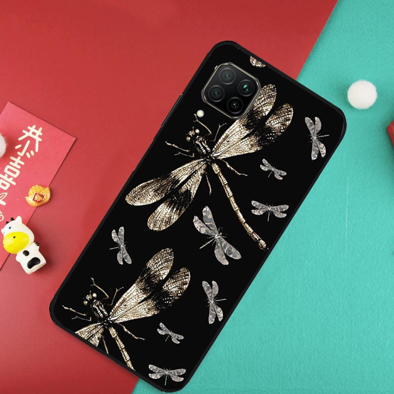 Dragonfly Case For Huawei Nova Y91 Y61 Y60 Y70 Y90 Nova 9 SE 10 11i 8i 3i P20 P30 Pro P40 Lite Cover