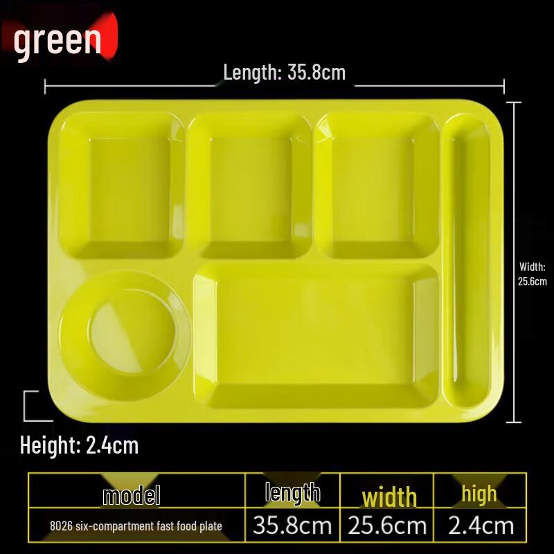 

Melamine Partitioned Cafeteria Tray
