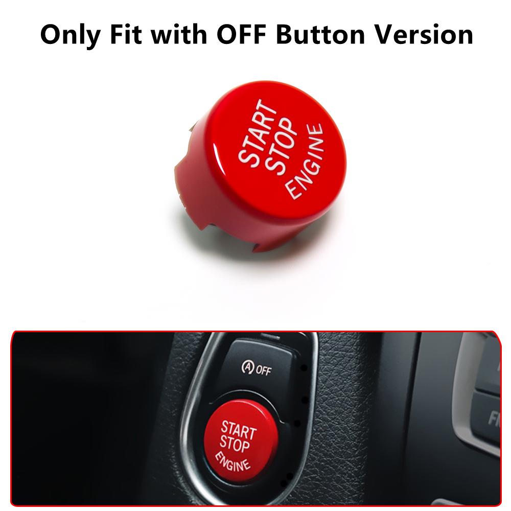 Red & Blue For BMW M3 M4 M5 M6 X5M X6M F80 F82 F83 F10 F06 F15 F16 M1 M2 Car Engine Start Stop Cover Switch Button
