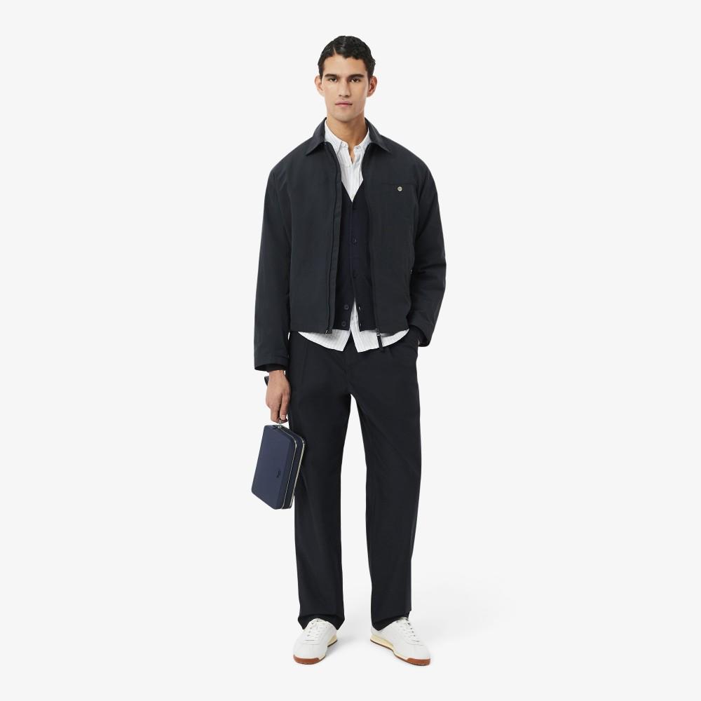[lacoste] Men's PARIS PACK Ribbed V-Neck Cardigan AH1039-56G350