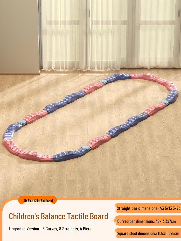 Rainbow Balance Bridge: Sensory Integration Toy for Toddlers