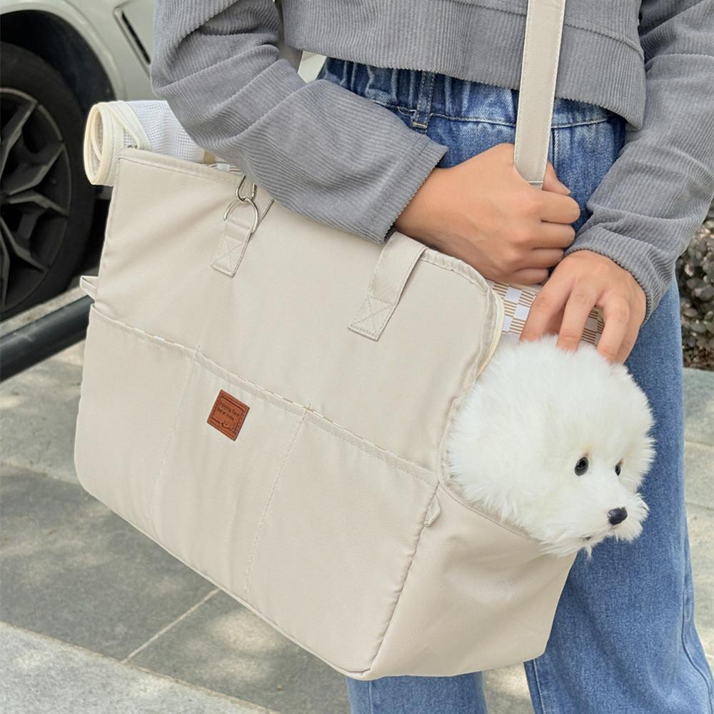 Set 4 Piece Breathable Pet Carrier Shoulder Bag for Cats And Small Dogs Safe Travel Handbag Puppy Chihuahua Yorkshire Dog Suppli