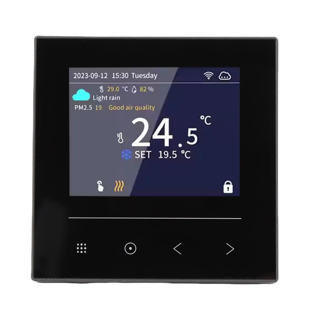LCD Color Display Thermostat WIFI APP Control Smart Thermostat Temperature Controller for Wall Oven