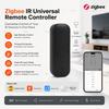 Universal Zigbee IR Blaster Remote Controller With Temperature Humidity Sensor 2MQTT TUYA APP Control For AC TV Smart Home Scene