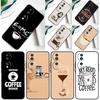 Coffee Caffeine Lover Case For Honor Magic 7 Pro 5 6 Lite Honor 200 Pro 50 70 90 X9a X8a X8 X9 X8b X9b X9c Cover