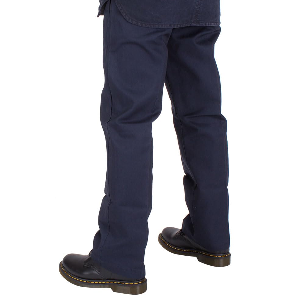 Dickies Slim Fit Low-Rise Work Pants, WP873, Men's Chino Pants, Dark Navy (DN), Size W42L32 (Parallel Import)