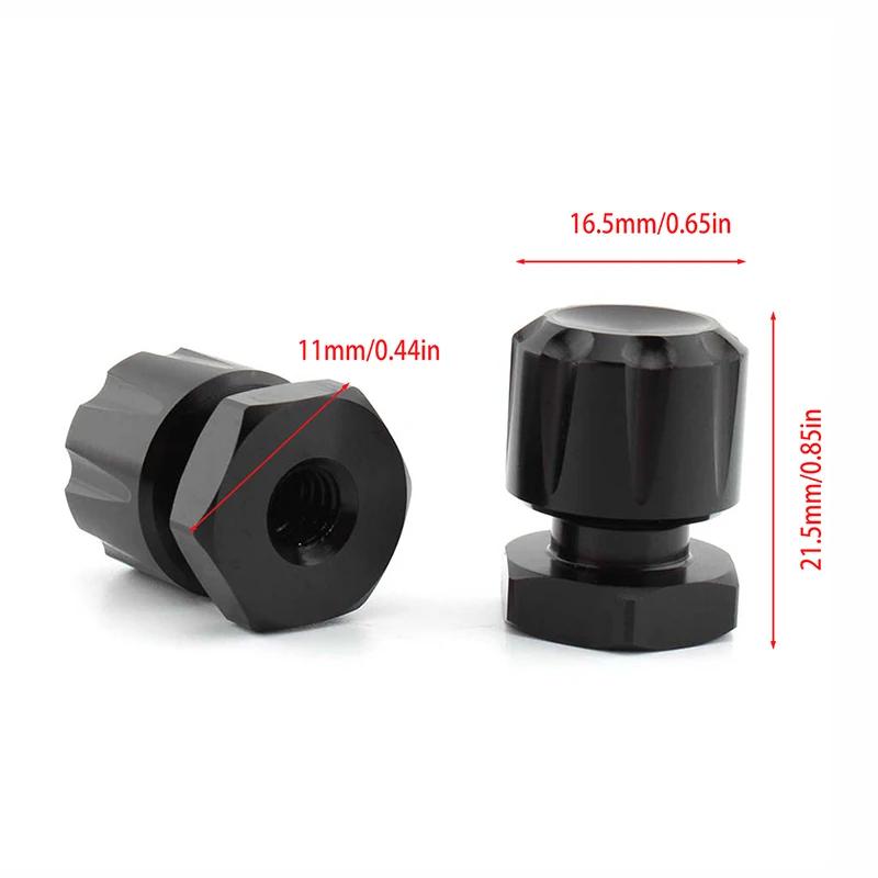 1Pair for Harley Davidson Road King Street Glide Fat Boy Softail Motorcycle Rear Seat Screw Trim Cover Solo Mounting Nut Bolt