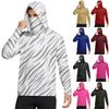 Men's Shirt With Mask Lightweight Long Sleeve Hooded Hiking Fishing Performance