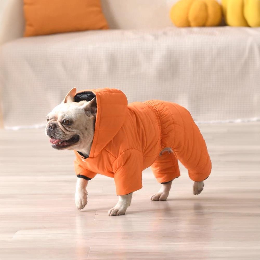 French Bulldog Cotton Jacket: Autumn/Winter Warmth, Four-Legged Style for Pugs and Bulldogs.