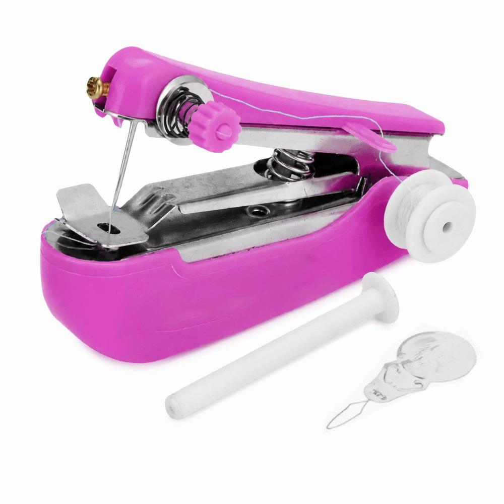 Small Size Portable Sewing Machine Easy One-Hand Operation Mini Sewing Machine Needlework
