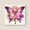 Rhinestone Painting Butterfly 5D Embroidery Full Drill Shiny Rhinestone Colorful DIY Art Crafts Handwork Wall Decoration