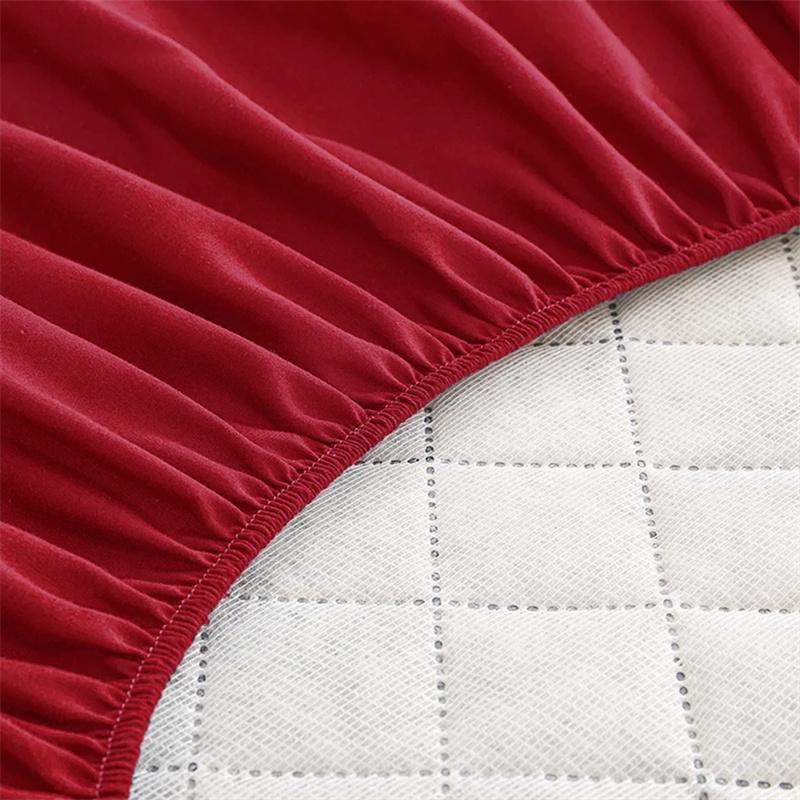 Fitted Sheet Waterproof Mattress Cover Protector Waterproof Mattress Protector Cover Bed Fitted Sheet Bedding Set Bed Cover