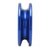 High Strength Winch Snatch Recovery Ring for Soft Shackle and Winch Rope, 41000 Lbs Break Strength (Blue)