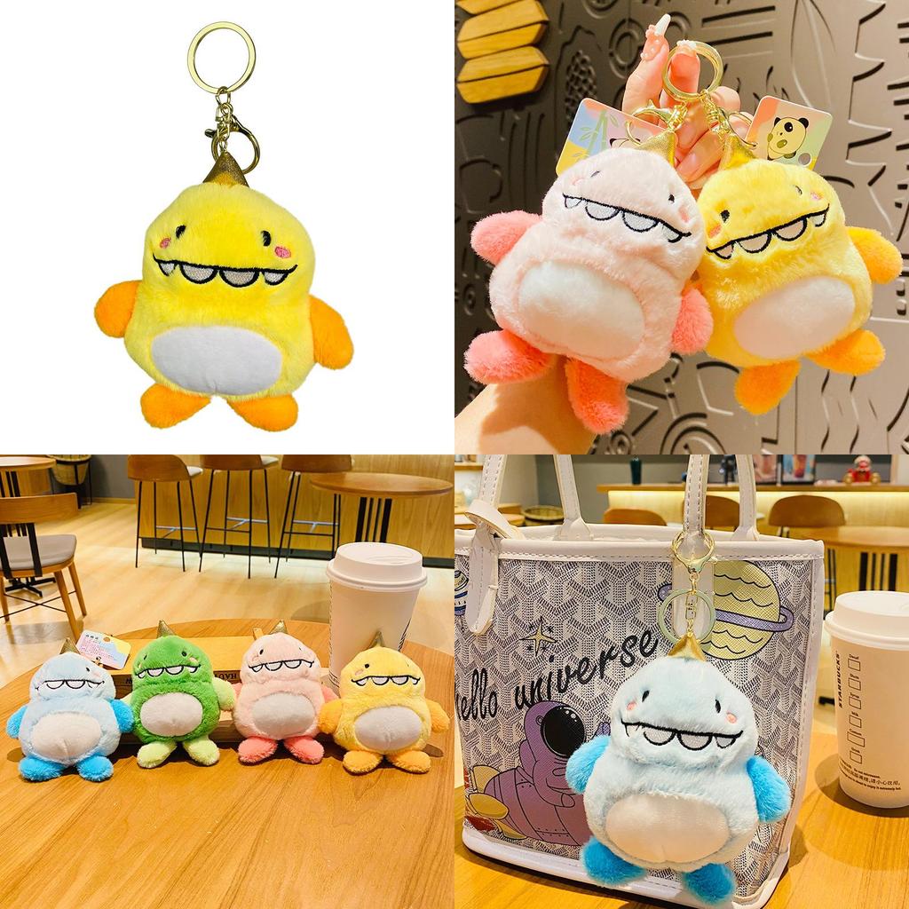 Adorable Bb Monster Plush Keychain Cute Soft Toy Couple's Gift Accessory