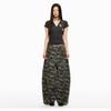 Unisex Weite Jeans mit Camouflage-Print Lockerer Schnitt Streetwear Cargo-Stil Gerade geschnittene Jeans