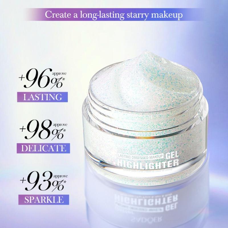 Colorful Highlight Gel SADOER Increases Facial Highlight Makeup Gel