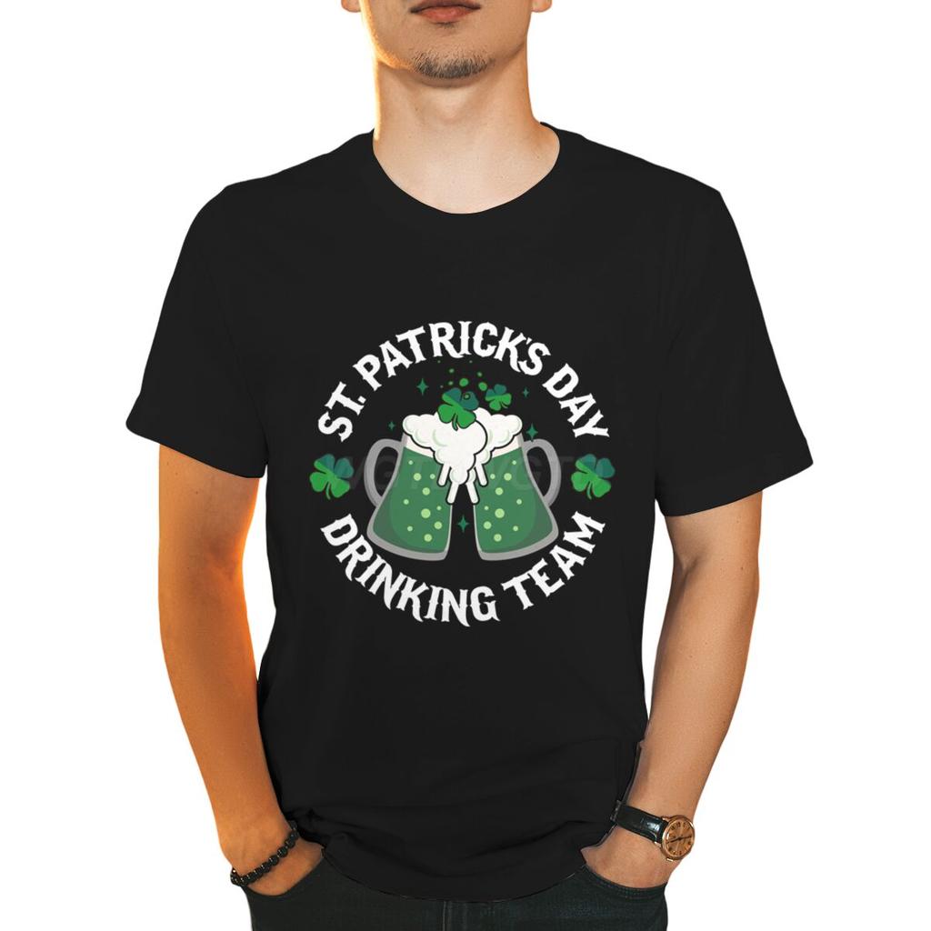 St Patricks Day Drinking Team Tshirt Funny Irish Drinking Team Unisex Tshirts Happy Go Lucky Green Beer Unisexs Clothes