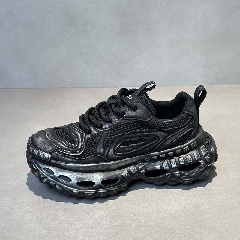 Retro Polished Dad Shoes New Comfortable Breathable Mesh Casual Dl