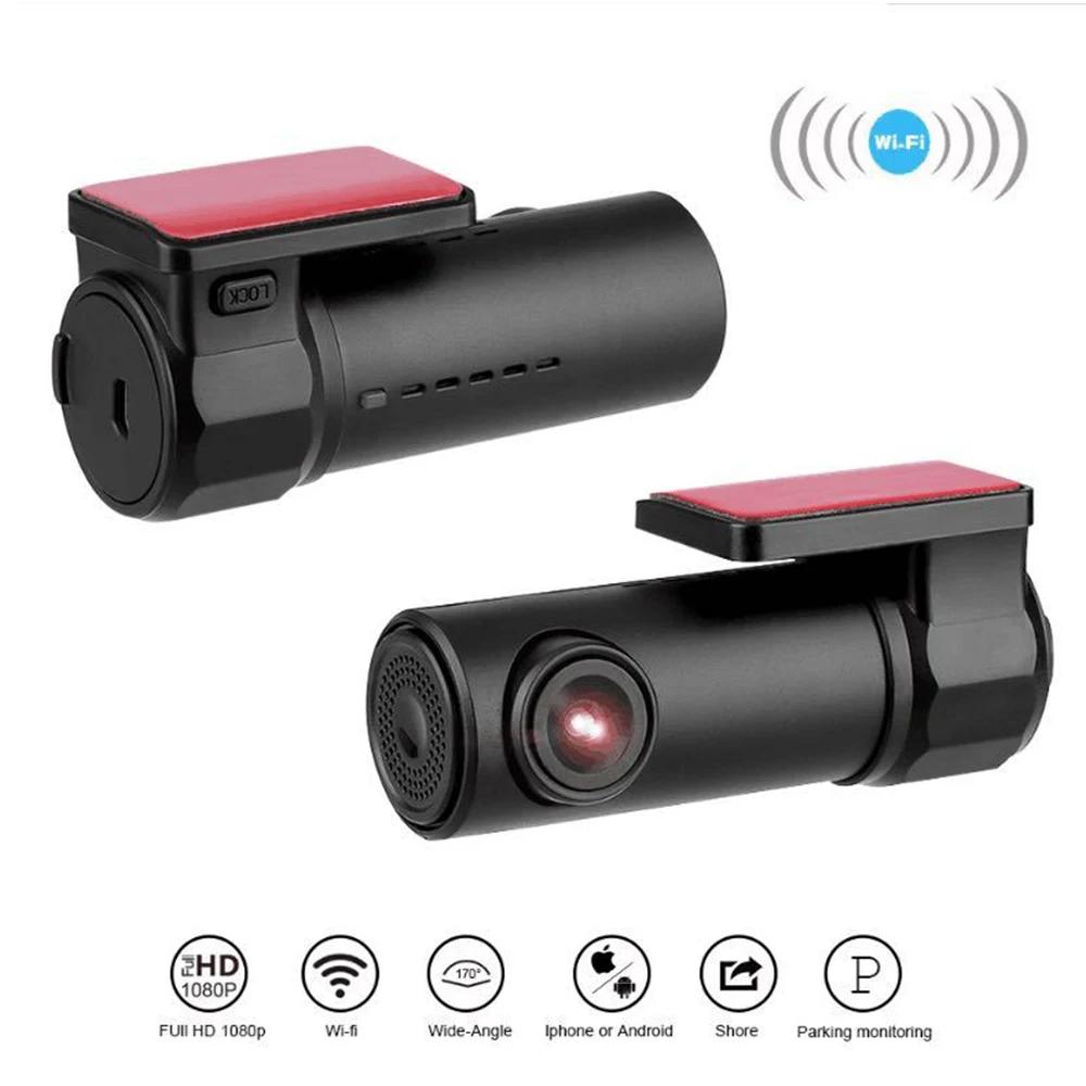 360 de grade Wifi Mini DVR pentru mașină HD 1080P Dash Cam Înregistrare automată Video Dashcam Viziune de noapte Cameră pentru mașină la 170 de grade Înregistrator de conducere