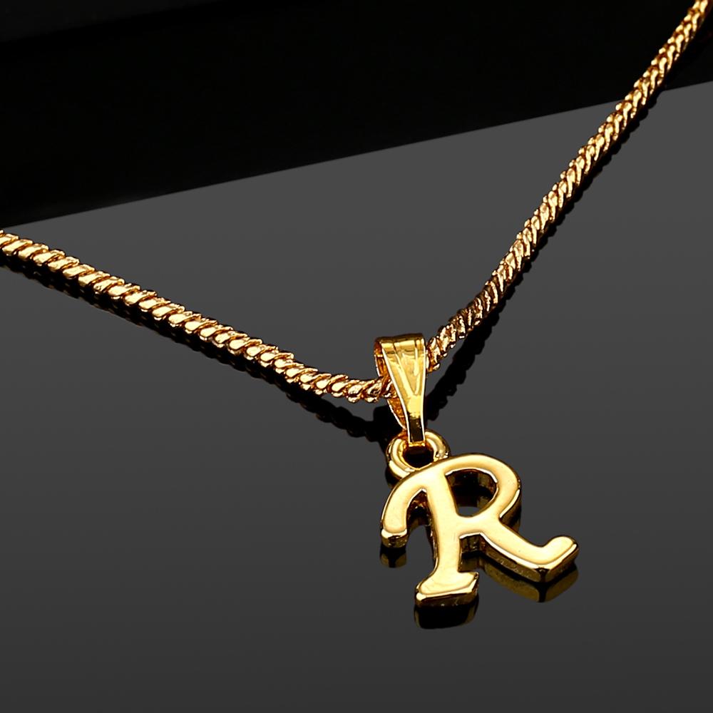 

Estele Valentine gift - Позолоченная подвеска Intital R Letter для женщин