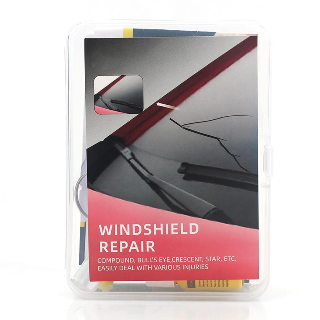 Window Crack Repair Kit, Windshield Crack Repair Kit, Windshield Crack Repair Fluid - Glasses